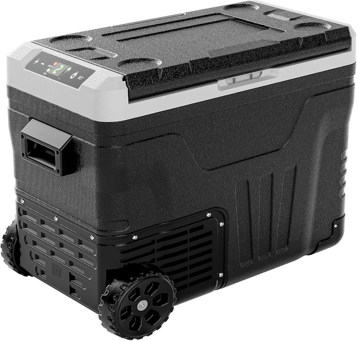 EUHOMY 12 Volt Refrigerator 53QT(50L) Electric Cooler Portable Freezer 12V/24V DC
