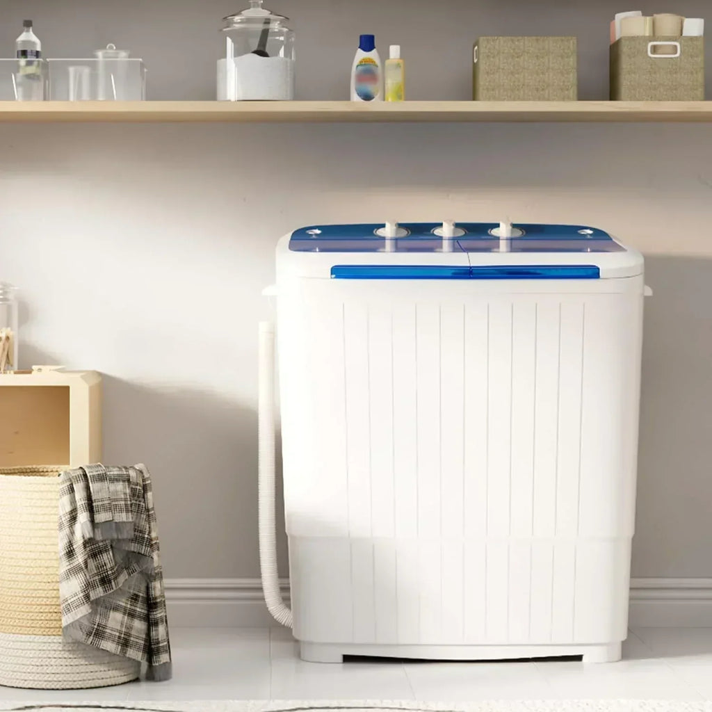 INTERGREAT Portable Washing Machine 16 lb Twin Tub Washing Machine