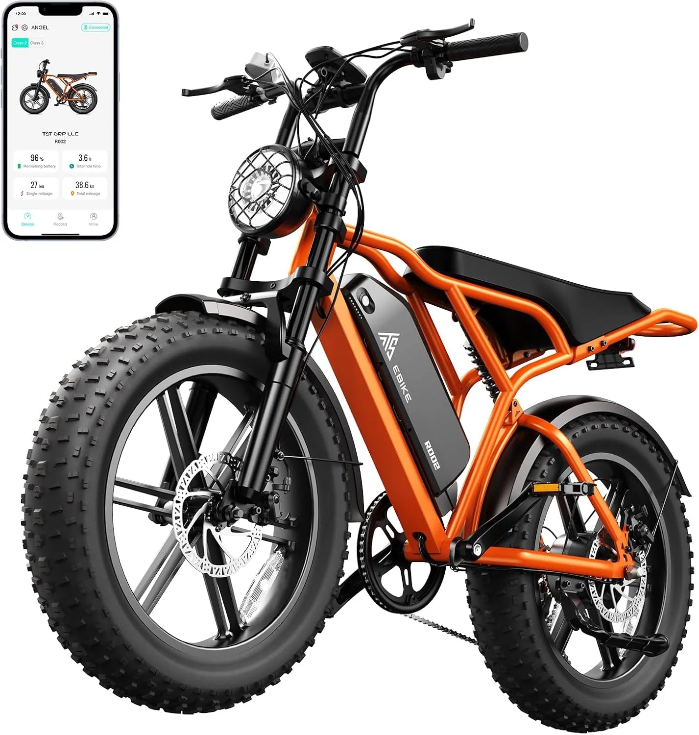 Electric Bike for Adults 1500W Peak 20 Fat Tire All-Terrain E-Bike 60/110 Miles 28 MPH Electric Dirt Bike