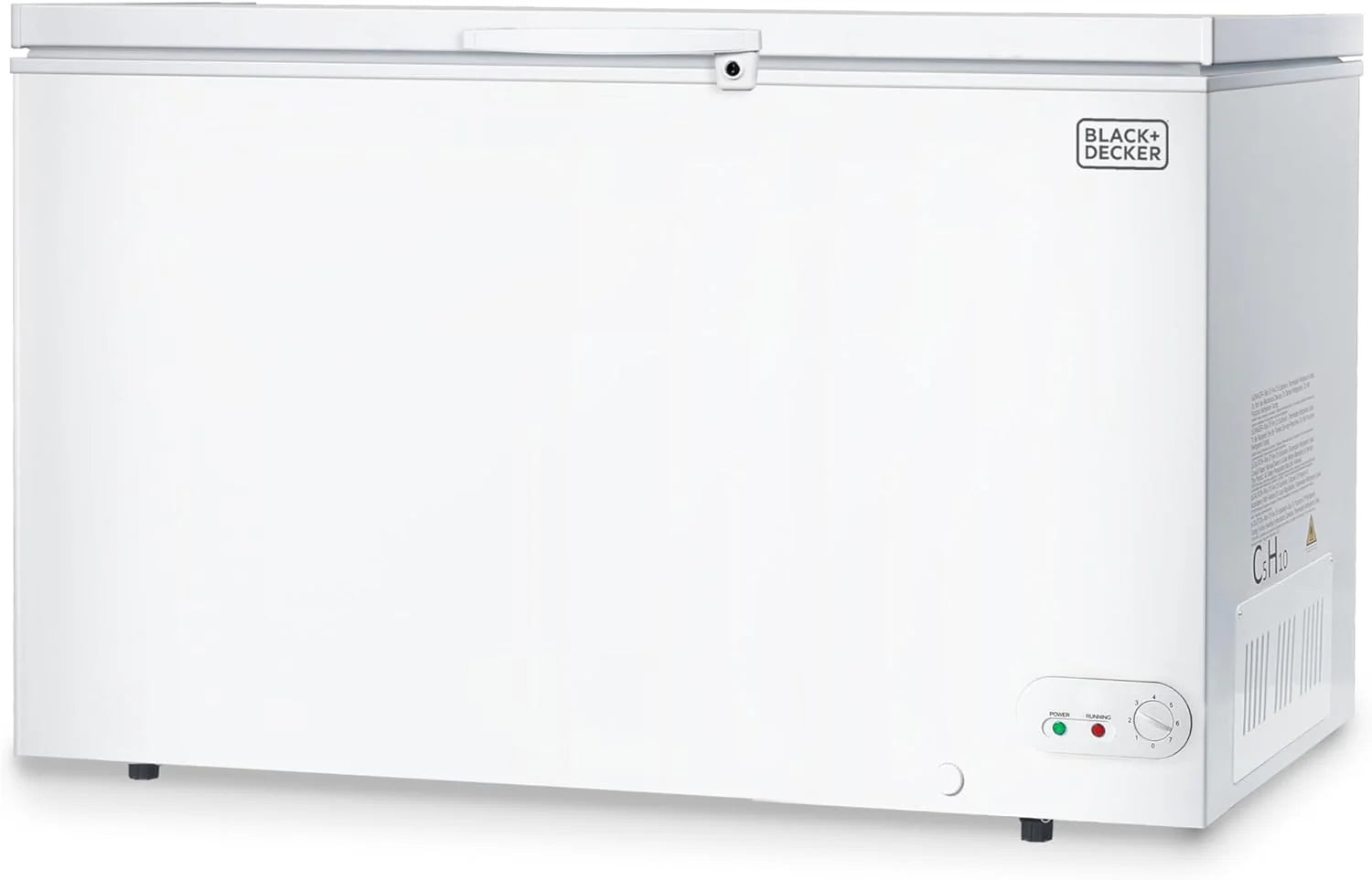 BLACK+DECKER 2.0 Cu. Ft. Compact Chest Freezer, Deep Freezer Holds Up To 70 Lbs. of Frozen Food