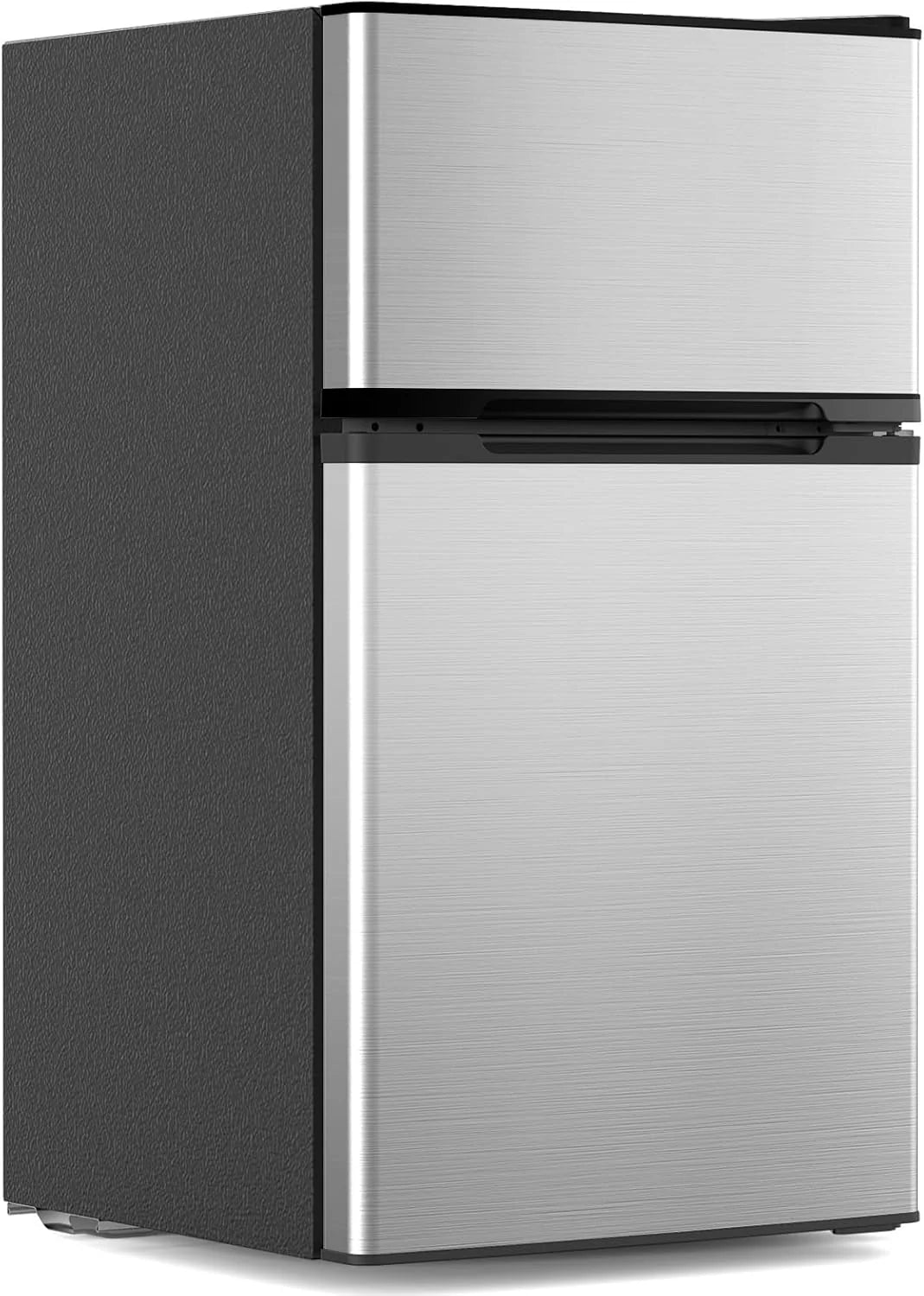 Electactic 3.1 Cu.Ft Mini Fridge with Freezer, 2 Door Compact Refrigerator, Mini Fridge with Adjustable Removable Glass Shelves