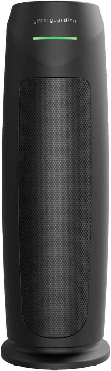 Home air purifier with HEPA pure filter