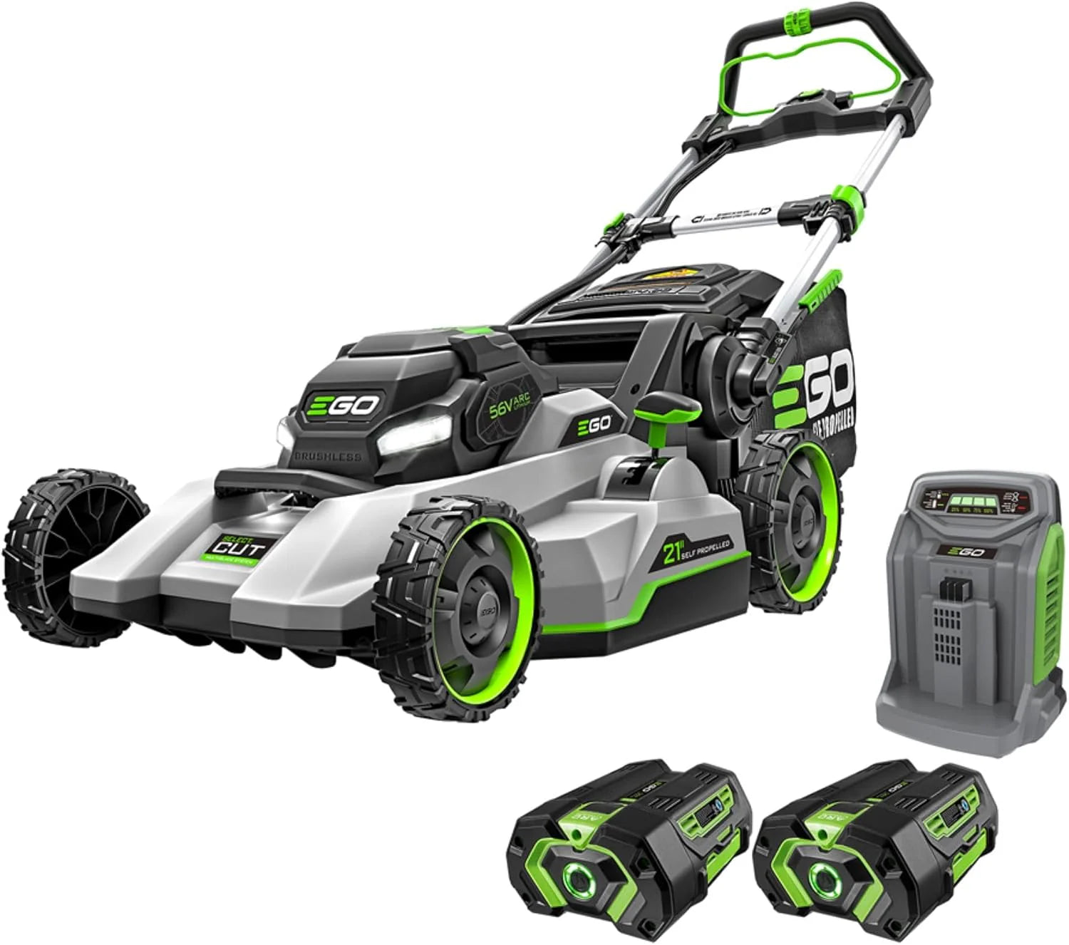 EGO POWER+ Electric Lawn Mower, Self-Propelled Cordless with Select Cut and Touch Drive