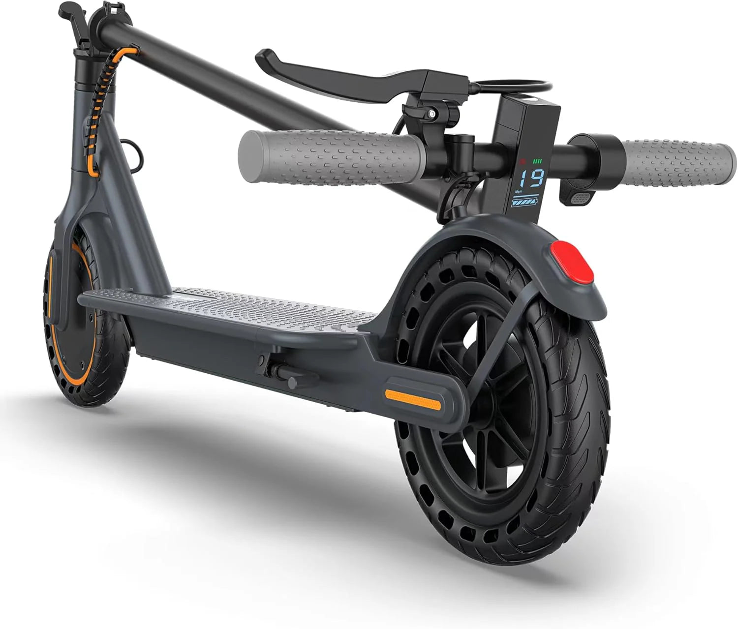 Electric Scooter, 350W/500W Powerful Motor, 8.5/10 Solid Tires, 19/22Mph, 28/21/12 Miles Range,Dual Braking