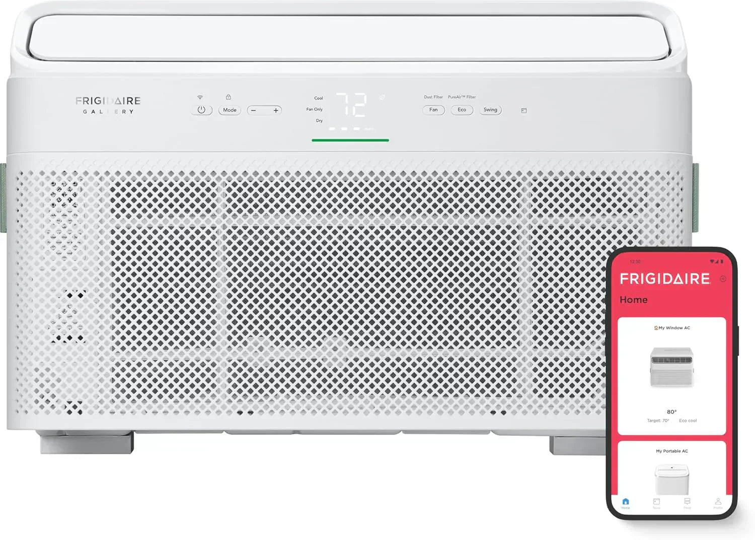 Frigidaire GHWQ103WC1 Inverter Quiet Temp Room Air Conditioner 10,000 BTU with Wi-Fi Connected