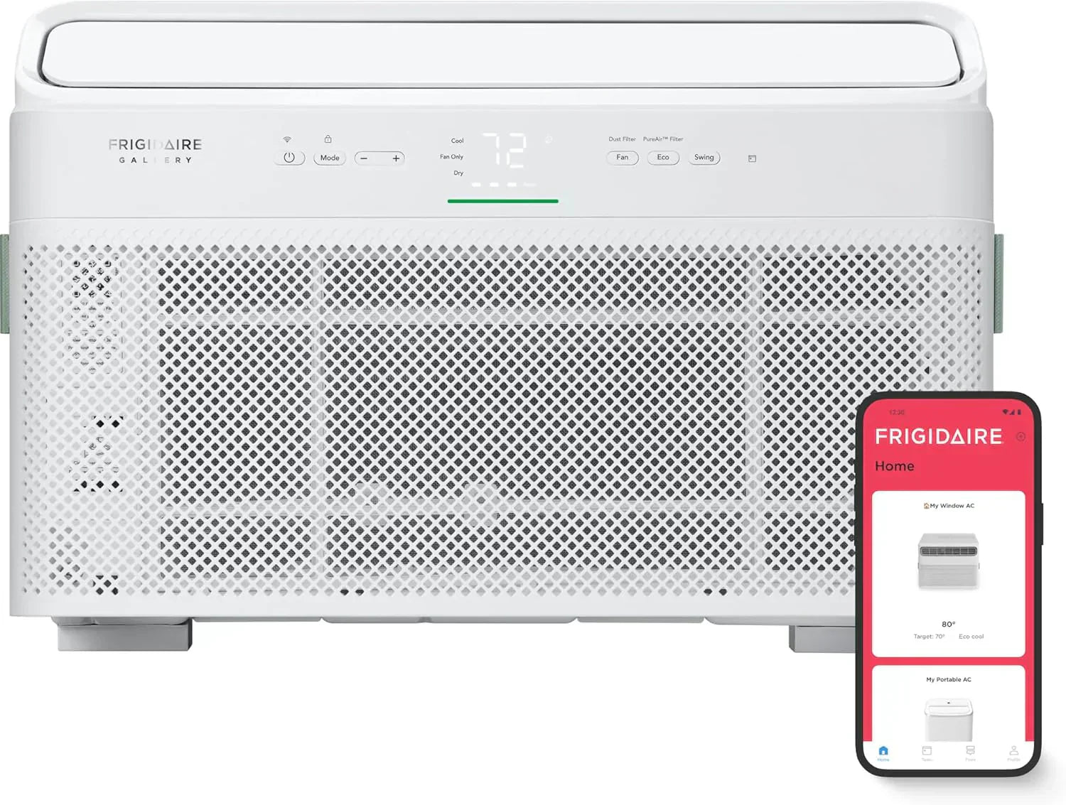 Frigidaire GHWQ103WC1 Inverter Quiet Temp Room Air Conditioner 10,000 BTU with Wi-Fi Connected