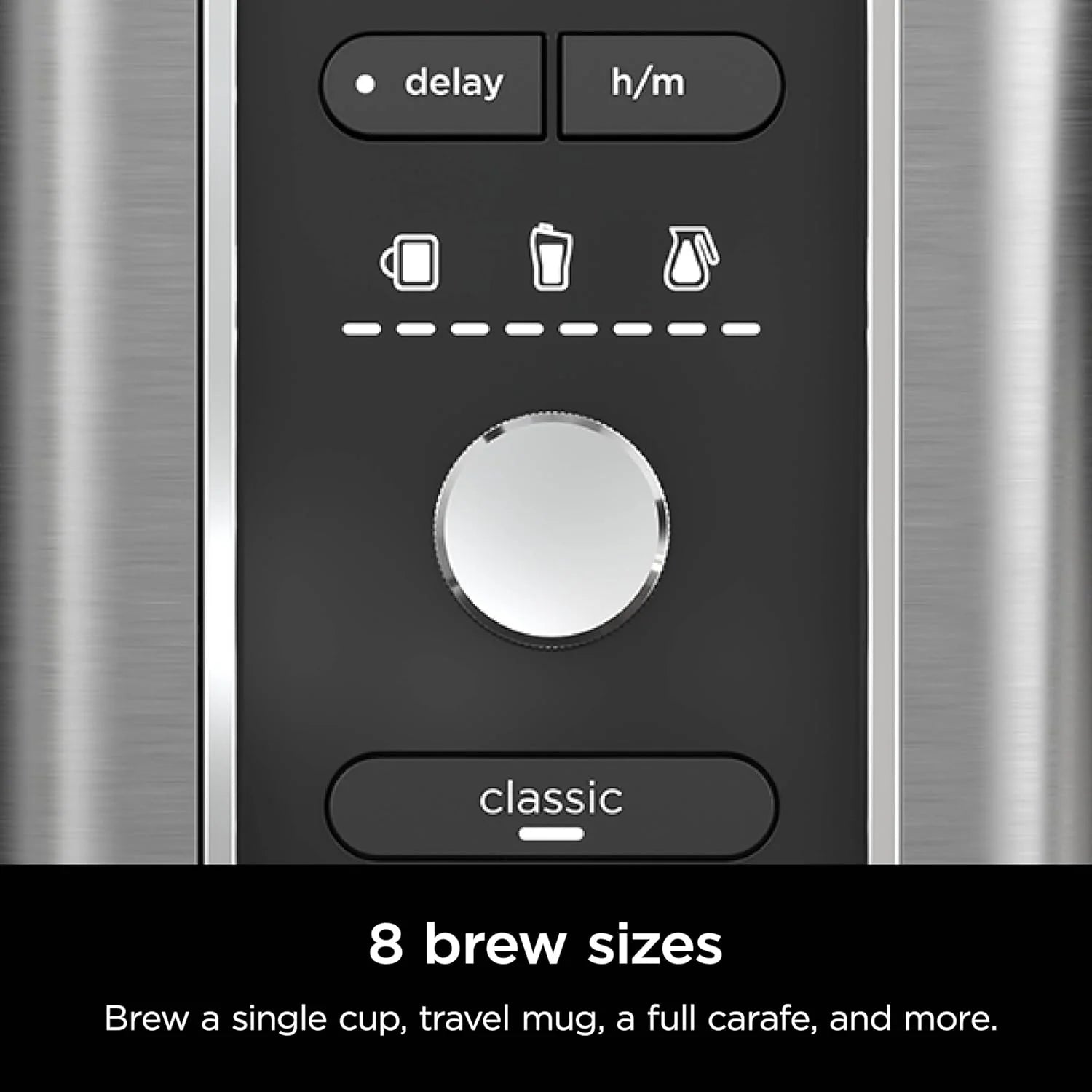Extra Large Hot and Iced Coffee Maker with Fast Cold Brew, 4 Brewing Methods, 8 Sizes (Small to Travel), Single-Cup Coffee Maker, 12-Cup Capacity