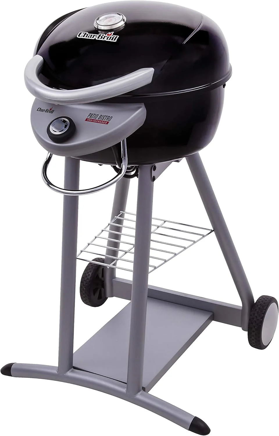 Charbroil 3-in-1 Dual Fuel Outdoor Bistro Pro Electric Grill & Griddle + Charcoal Mode BBQ