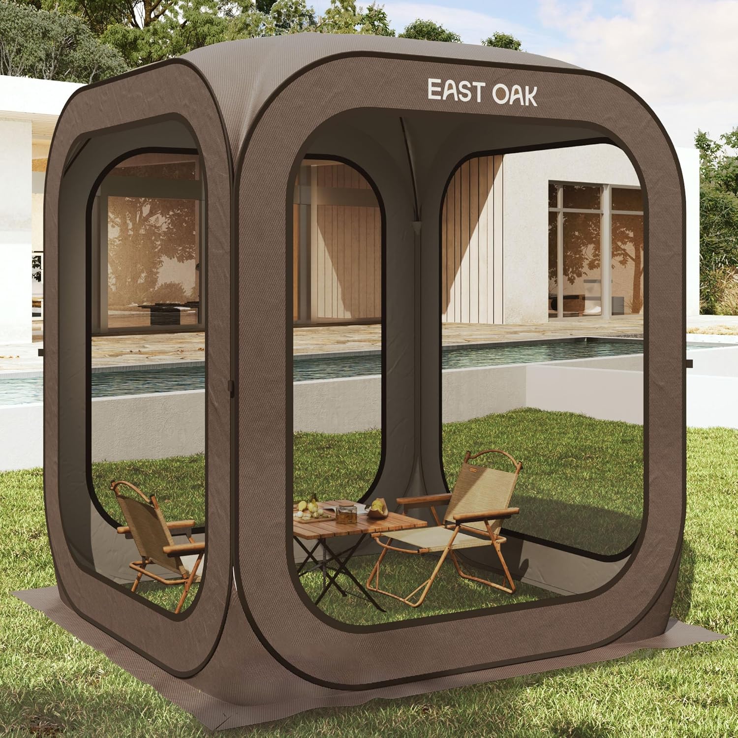 East Oak Screen House Tent Pop-Up, Portable Screen Room Canopy Instant Screen Tent