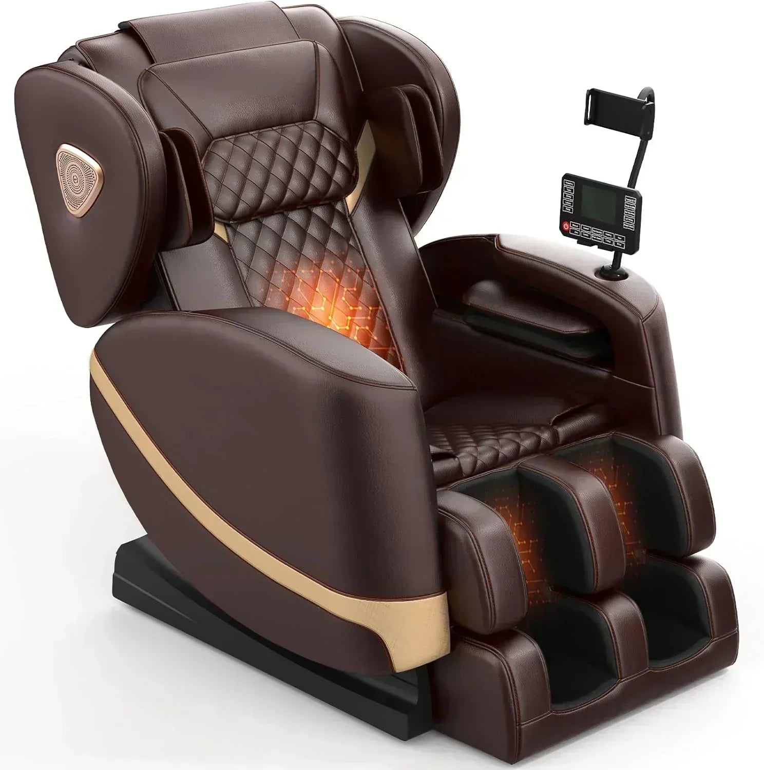 Full Body Massage Chair Zero Gravity Massage Chair with 10 Fixed Rollers Heating Foot Massage