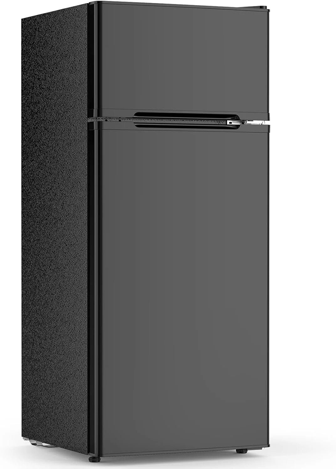 COWSAR 4.5 Cu.Ft Dorm Fridge With Freezer, 2-Door Compact Refrigerator With 2 Removable Shelves