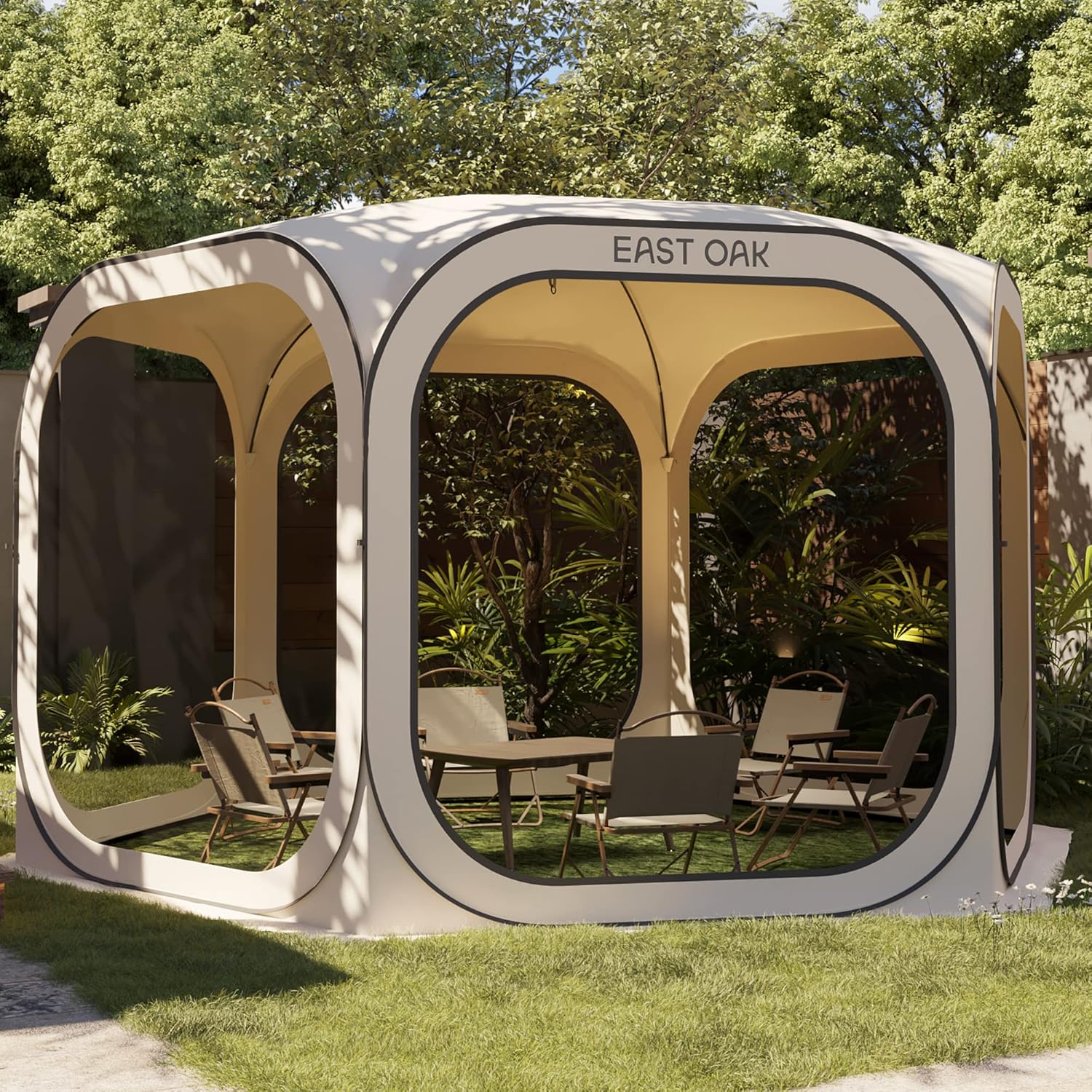 East Oak Screen House Tent Pop-Up, Portable Screen Room Canopy Instant Screen Tent