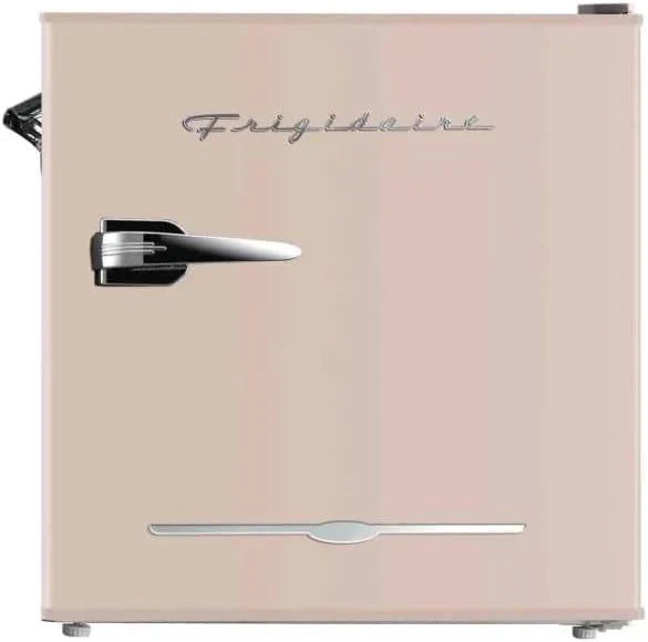 Frigidaire EFR176 Retro Compact Fridge with Chiller Mini Refrigerator Built-in Bottle Opener