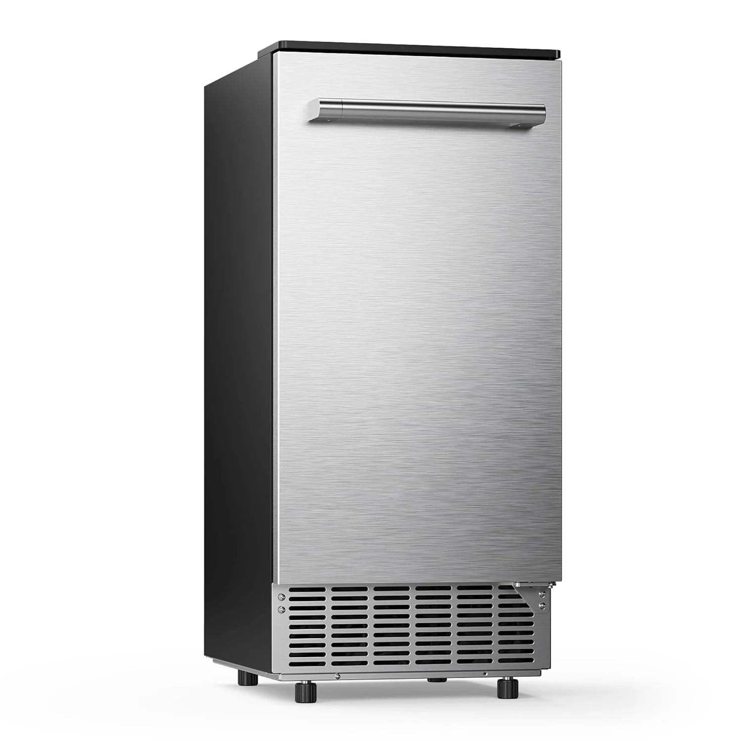 ecozy Portable Ice Maker Countertop, 9 Cubes Ready in 6 Mins, 26 lbs in 24 Hours, Self-Cleaning Machine