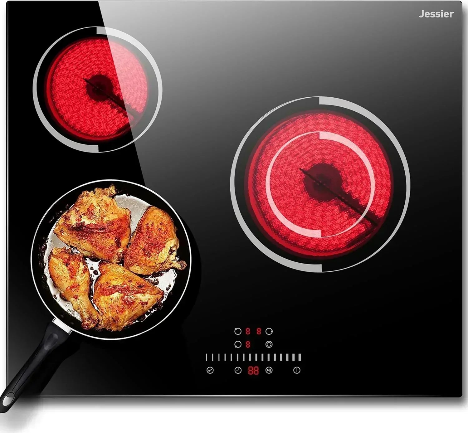 Electric Cooktop 30 Inch - 5 Burners Built-in Ceramic Cooktop 30 Electric Stove Top