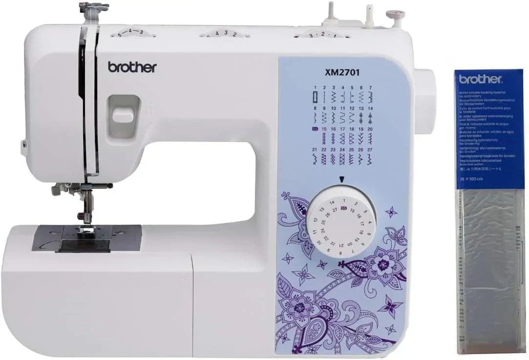 Brother XM2701 Sewing Machine Lightweight Full Featured 27 Stitches 6 Included Feet