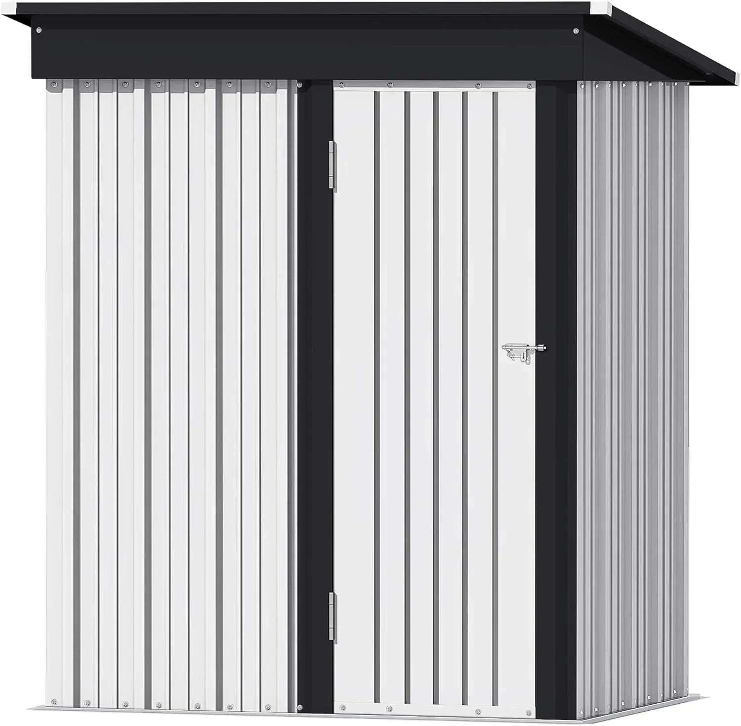 Devoko Outdoor Storage Shed Lockable Metal Garden Shed Steel Anti-Corrosion Storage House