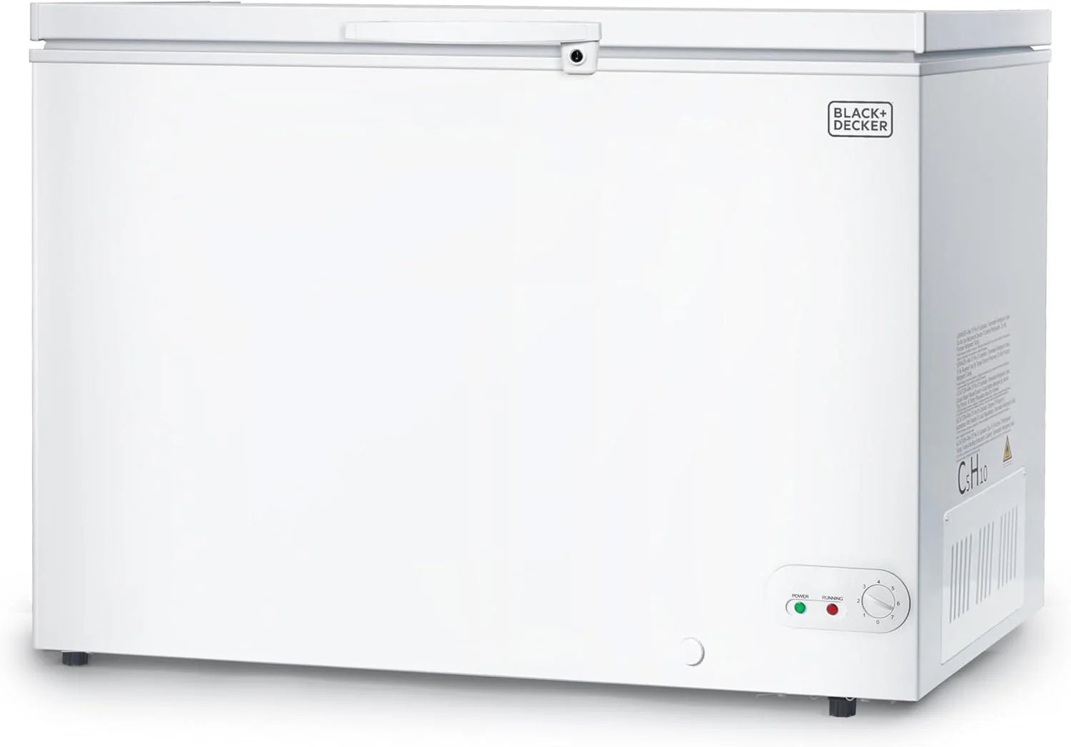 BLACK+DECKER 2.0 Cu. Ft. Compact Chest Freezer, Deep Freezer Holds Up To 70 Lbs. of Frozen Food