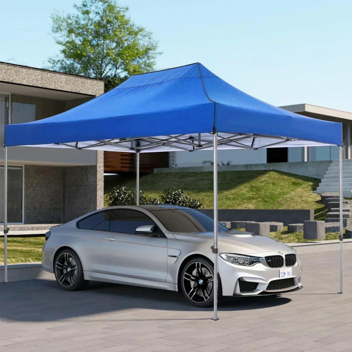 COBIZI 10x20 Heavy Duty Pop up Canopy Tent 6 sidewalls Commercial Canopy Wedding Party Tents