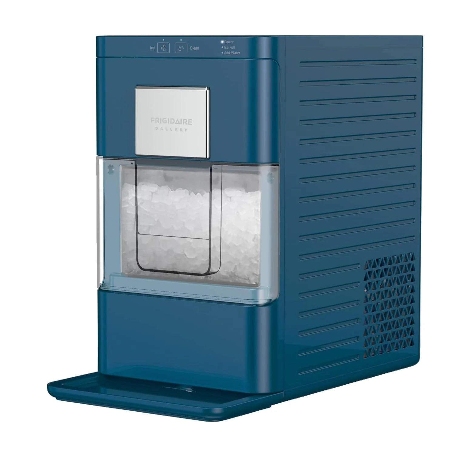 FRIGIDAIRE Gallery EFIC255 Countertop Crunchy Chewable Nugget Ice Maker, 44lbs per Day, Auto Self Cleaning, 2.0 Gen, Navy