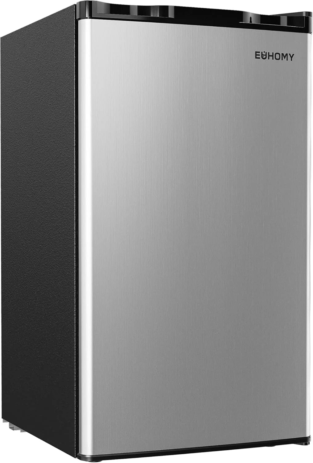 EUHOMY 3.2 Cu.Ft Mini Fridge with Freezer Single Door Compact Refrigerator Adjustable Thermostat