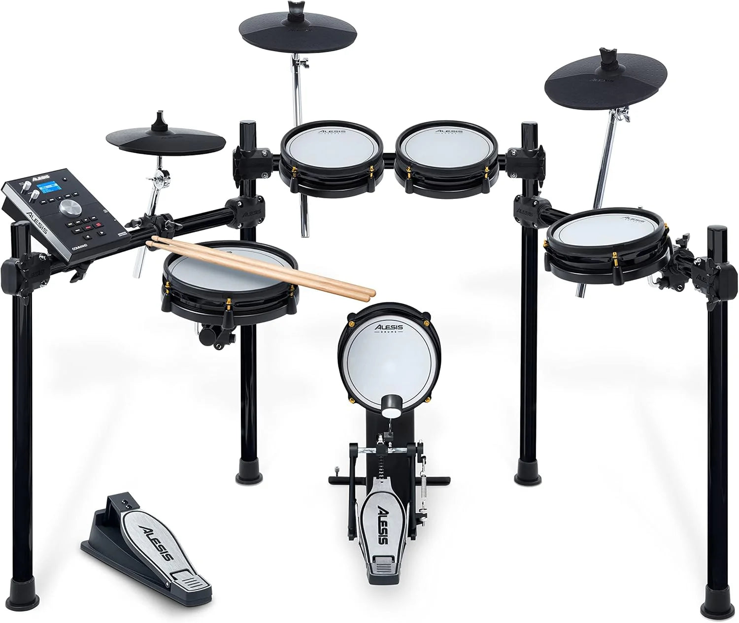 Alesis Drums Command Mesh SE Kit-Electric Drum Set USB MIDI Connection 600 Drum Sound