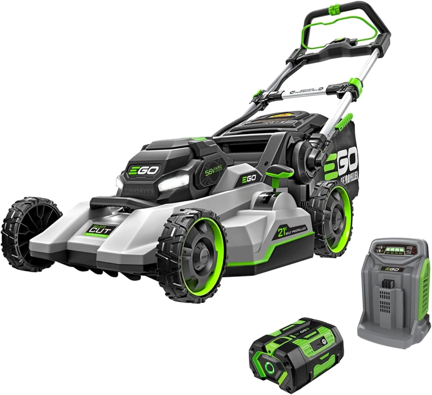 EGO POWER+ Electric Lawn Mower, Self-Propelled Cordless with Select Cut and Touch Drive