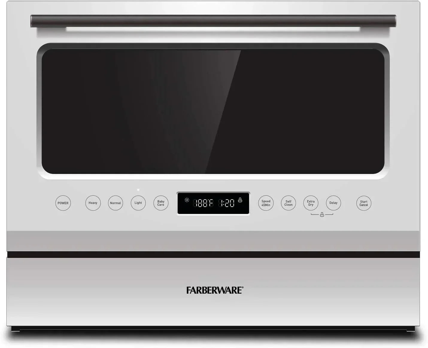 Farberware Compact 6-Station Dishwasher Portable Mini Countertop Dishwasher