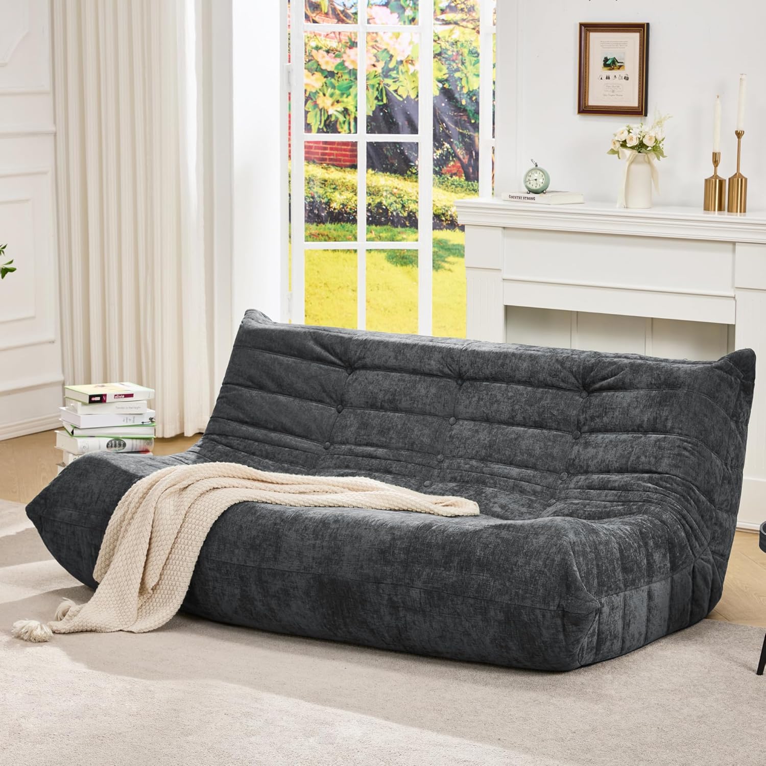 Bean Bag Chairs for Adults Giant Bean Bag Chair Memory Foam BeanBag Chair Bean Bag Sofa