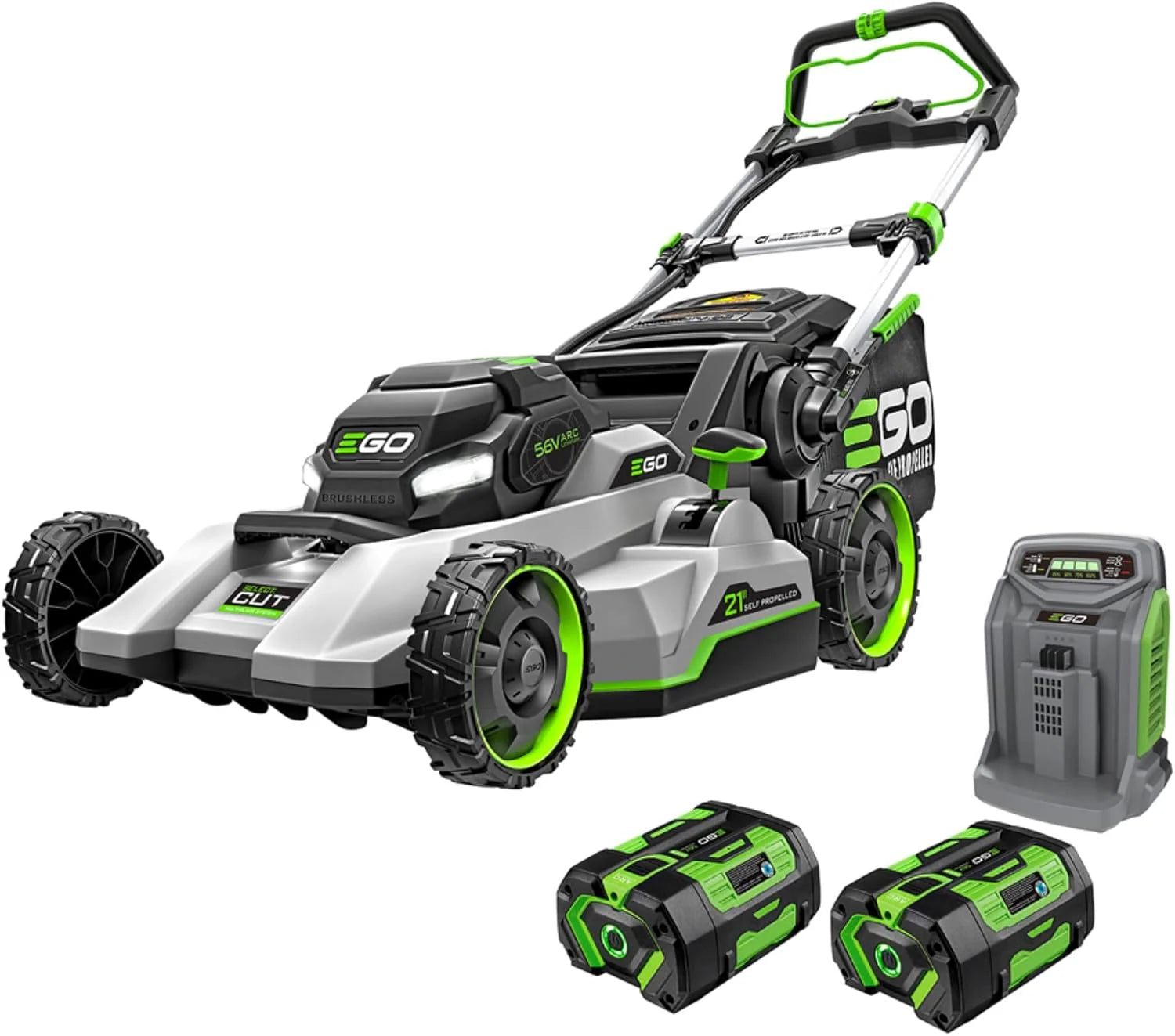 EGO POWER+ Electric Lawn Mower, Self-Propelled Cordless with Select Cut and Touch Drive