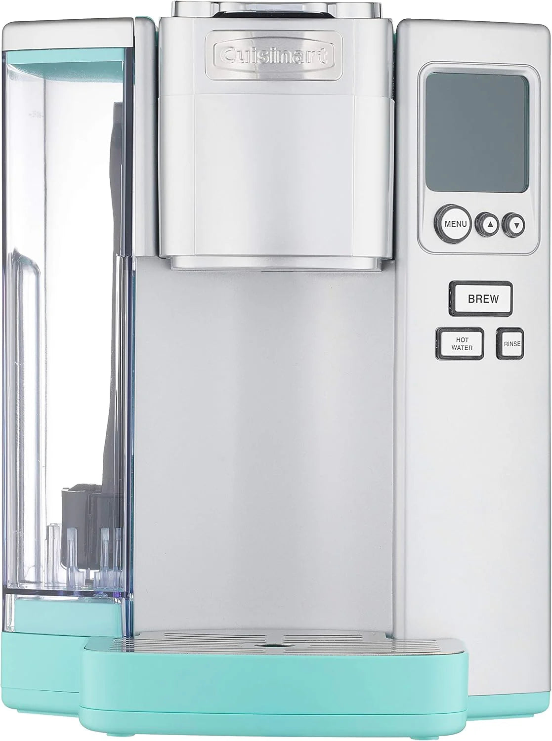 Cuisinart Coffee Maker, Single Serve 72-Ounce Reservoir Pod Coffee Machine, Programmable Brewing & Hot Water Dispenser, 3 Cup-Size Settings, Stainless Steel, SS-10P1, Silver