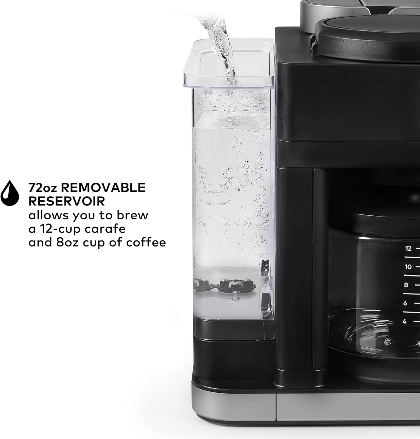 Keurig K-Duo Hot & Iced Single Serve & Carafe Coffee Maker, MultiStream Technology, 72oz Reservoir (Gen 2)